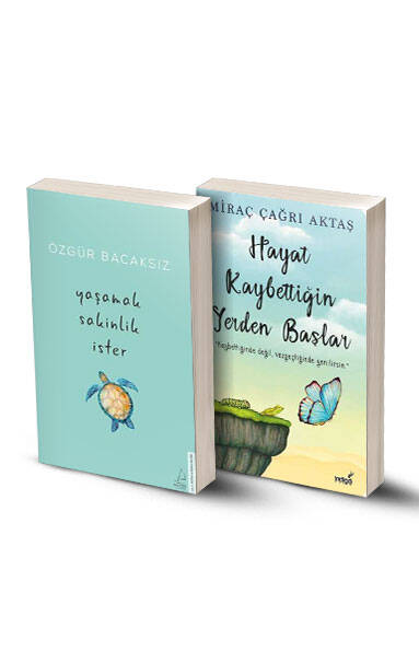 2 Kitap / Yaşamak Sakinlik İster - Hayat Kaybettiğin Yerden Başlar - 1