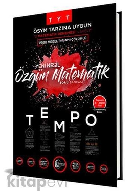 2020 TYT Özgün Matematik Yeni Nesil Tempo Soru Bankası Kontrol Akademi