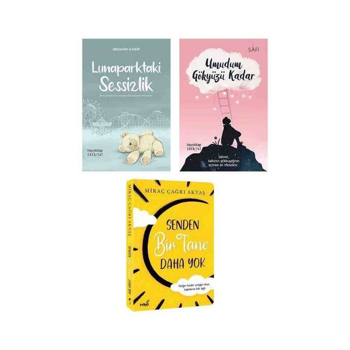 3 Kitap / Senden Bir Tane Daha Yok - Umudum Gökyüzü Kadar - Lunaparktaki Sessizlik - 1