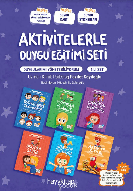 Nokta kitabı  Okuma atölyesi, Kitap projeleri, Duygusal aktiviteler