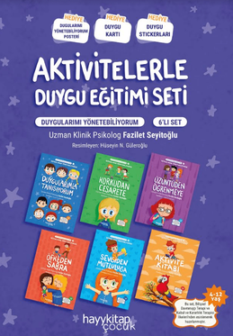 Aktivitelerle Duygu Eğitimi 4-12 Yaş 6'lı Set