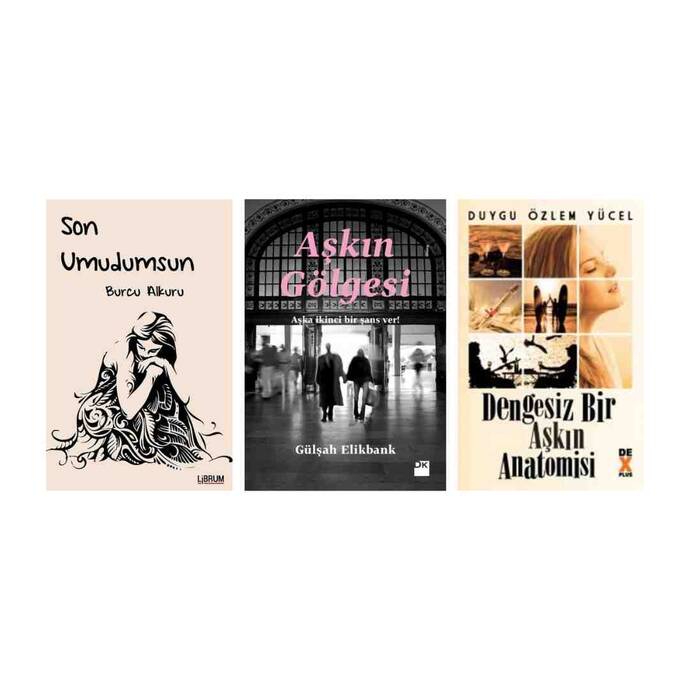 Aşka Dair Romanlar Seti - 3 Kitap - 1