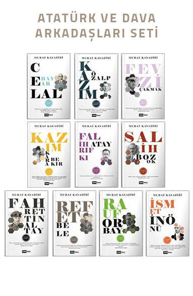 Atatürk ve Dava Arkadaşları Seti - 10 Kitap Takım - 1