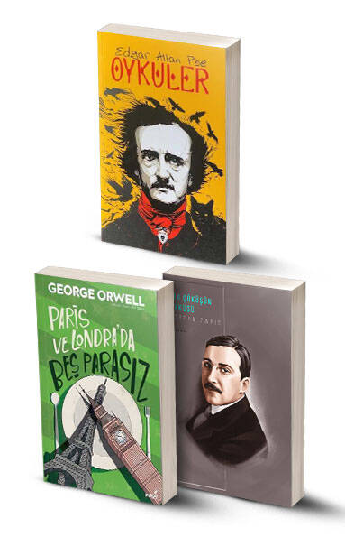 3 Kitap / Edgar Allan Poe Öyküler 2 - Paris ve Londra'da Beş Parasız - Bir Çöküşün Öyküsü - 1