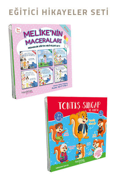 Eğitici Hikayeler Seti - 12 Kitap Kutulu - 1