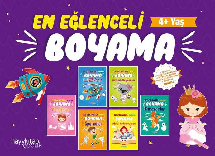 En Eğlenceli Boyama - 6'lı Set - 2