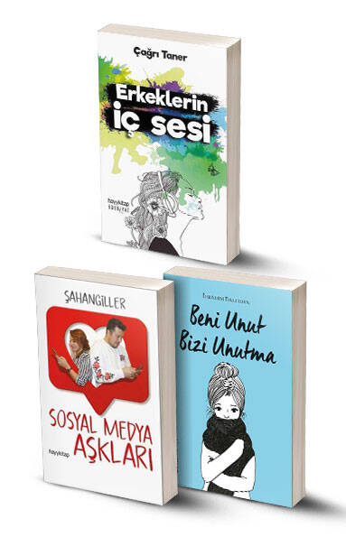 3 Kitap / Erkeklerin İç Sesi - Sosyal Medya Aşkları - Beni Unut Bizi Unutma - 1