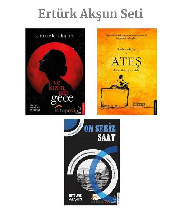 Ertürk Akşun Seti - 3 Kitap Takım - 1