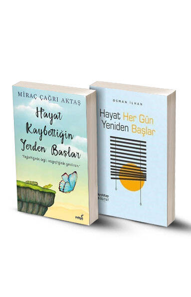 2 Kitap / Hayat Kaybettiğin Yerden Başlar - Hayat Her Gün Yeniden Başlar - 1
