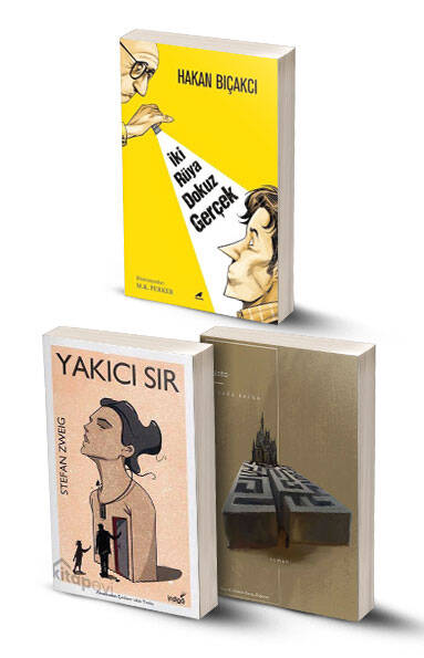 3 Kitap / İki Rüya Dokuz Gerçek - Yakıcı Sır - Şato - 1
