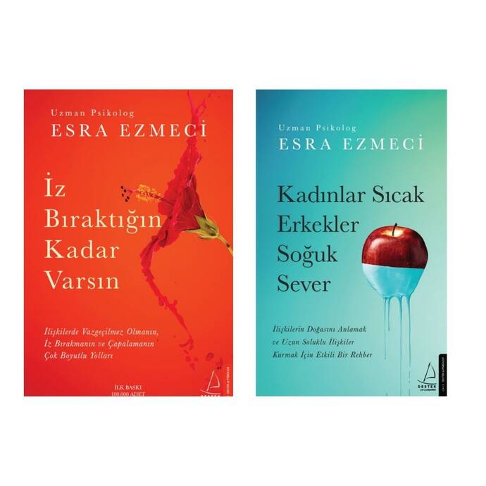 2 Kitap / İz Bıraktığın Kadar Varsın - Kadınlar Sıcak Erkekler Soğuk Sever - 1