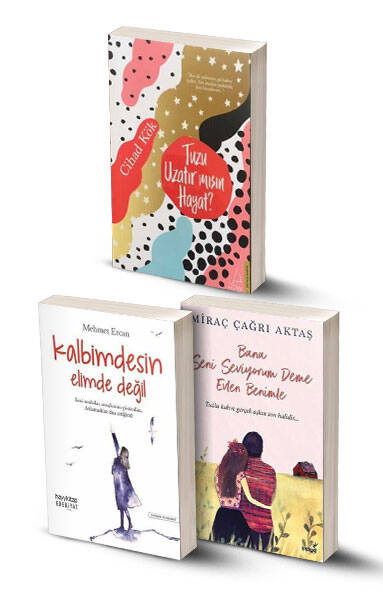 3 Kitap / Kalbimdesin Elimde Değil - Bana Seni Seviyorum Deme Evlen Benimle - Tuzu Uzatır mısın Hayat? - 1