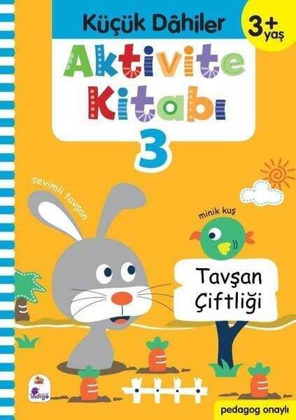 Küçük Dahiler Aktivite Kitabı 3 – 3+ Yaş (Pedagog Onaylı) - 1