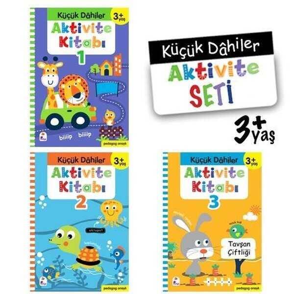 Küçük Dahiler Aktivite Seti 3+ Yaş - 3 Kitap Takım - 1