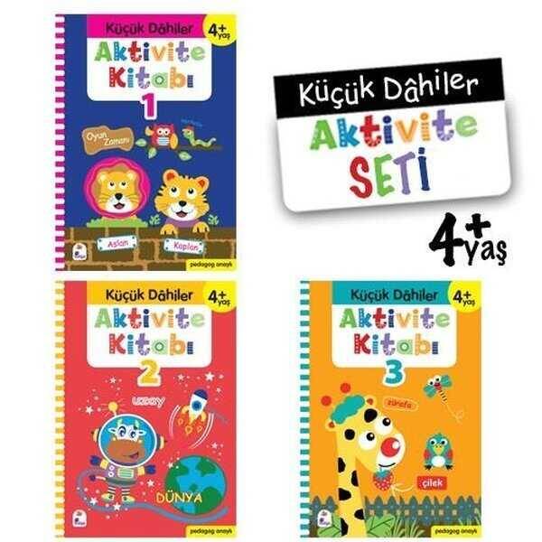 Küçük Dahiler Aktivite Seti 4+ Yaş - 3 Kitap Takım - 2