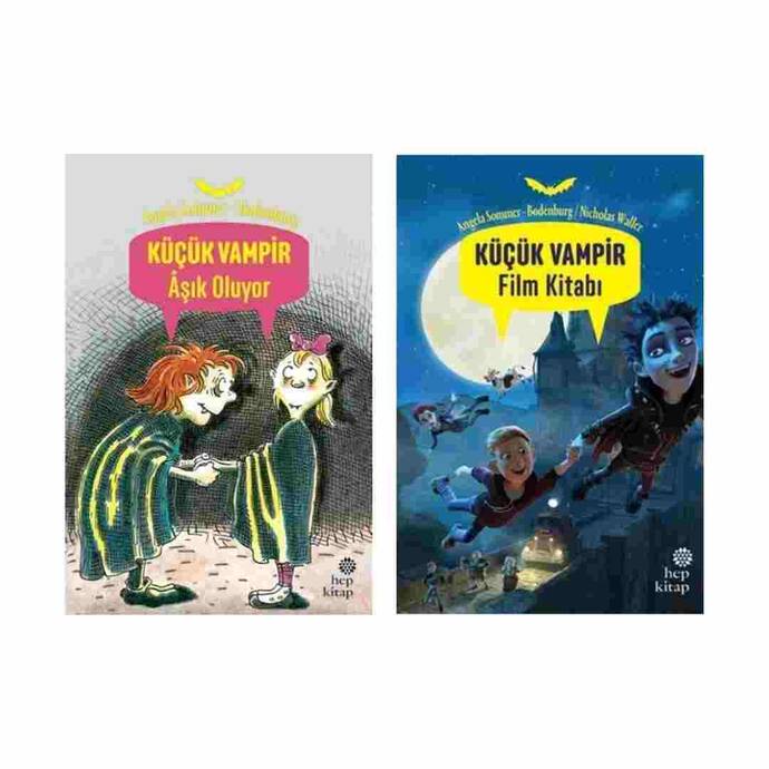 Küçük Vampir Seti - Küçük Vampir Aşık oluyor - Küçük Vampir Film Kitabı - 1