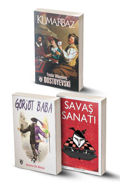 3 Kitap / Kumarbaz - Goriot Baba - Savaş Sanatı - 1