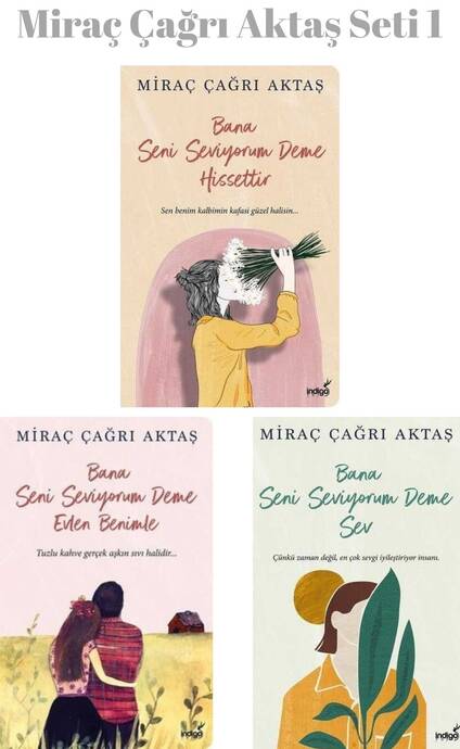 Miraç Çağrı Aktaş Seti 1 - 3 Kitap (İndigo) - 1
