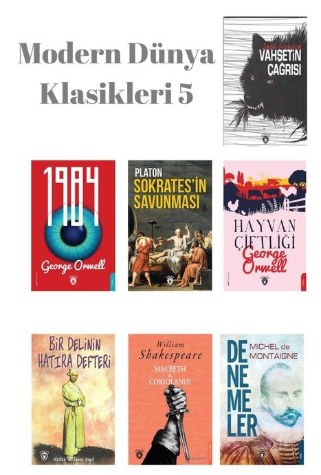 Modern Dünya Klasikleri Seti 5 - 7 Kitap Takım - 1