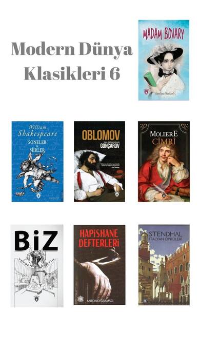 Modern Dünya Klasikleri Seti 6 - 7 Kitap Takım - 1