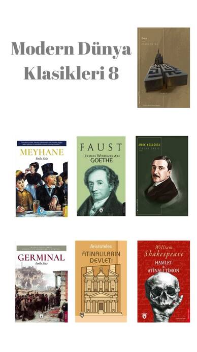 Modern Dünya Klasikleri Seti 8 - 7 Kitap Takım - 1