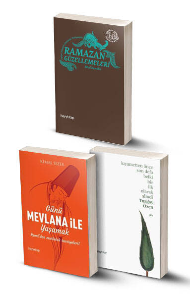 3 Kitap / Ramazan Güzellemeleri - Günü Mevlana İle Yaşamak - Kıyametten Önce Son Defa Belki Bir İlk Olarak Şimdi - 1