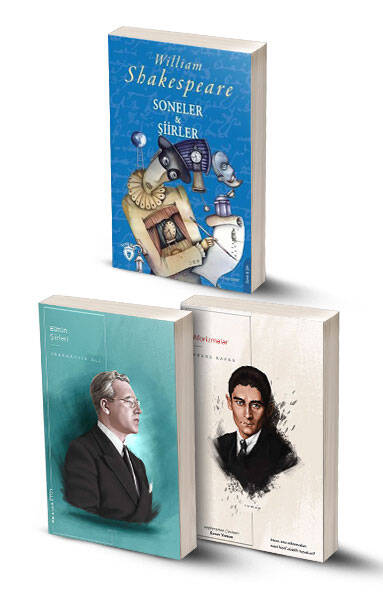 3 Kitap / SONELER & Şiirler - Sabahattin Ali Bütün Şiirleri - Aforizmalar - 1