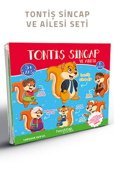 Tontiş Sincap Ve Ailesi - 6'lı Öykü Seti (5+ Yaş) - 1