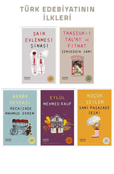 Türk Edebiyatının İlkleri Seti- 5 Kitap Takım - 1