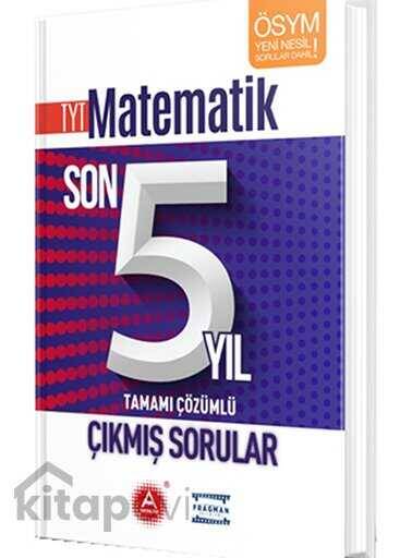 TYT Matematik Son 5 Yıl Tamamı Çözümlü Çıkmış Sorular A Yayınları - 1