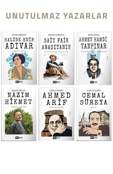 Unutulmaz Yazarlar Seti - 6 Kitap - 1