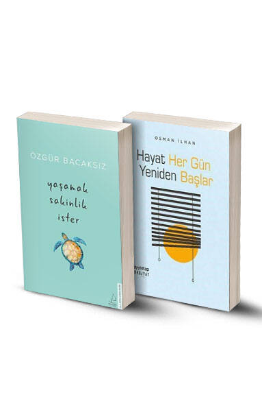 2 Kitap / Yaşamak Sakinlik İster - Hayat Her Gün Yeniden Başlar - 1