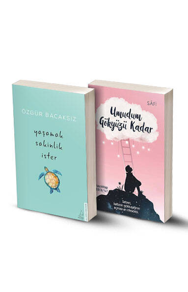 2 Kitap / Yaşamak Sakinlik İster - Umudun Gökyüzü Kadar - 1
