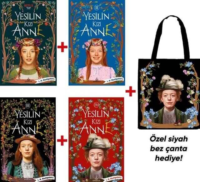 Yeşilin Kızı Anne Seti - 4 Kitap Takım - Çanta Hediyeli (Ciltsiz) - 2